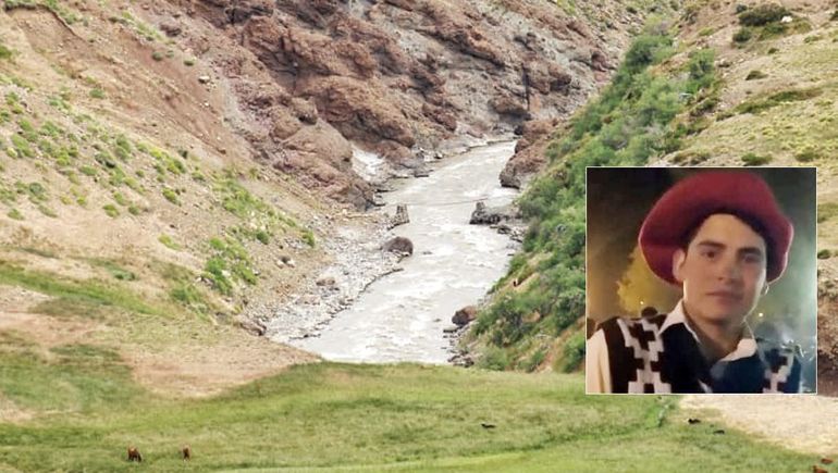 Piden cadena de oración por el joven desaparecido en el río Varvarco: de quién se trata