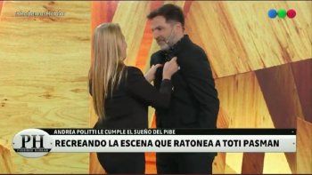 Andrea Politti cacheteo a Toti Pasman