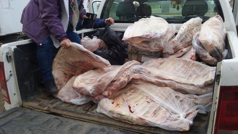 Decomisaron casi 400 kilos de carne en mal estado
