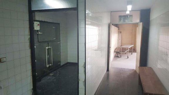 En este lugar, la morgue del hospital San Vicente de Paul, ocurrió el hecho.