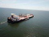 IMAGEN DE ARCHIVO. La instalación flotante de almacenamiento y descarga (FSO) de Nabarima, operada por la empresa conjunta Petrosucre, entre la petrolera estatal venezolana Petróleos de Venezuela y la
