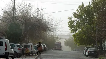 El viento sopló con fuerza en Neuquén