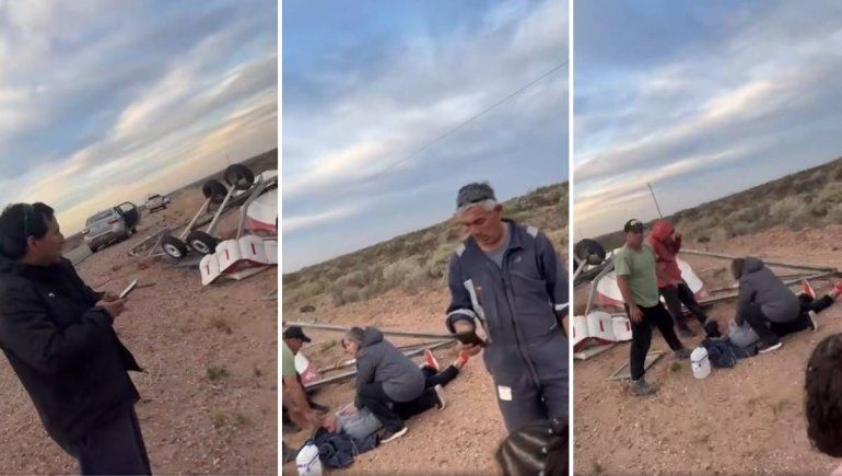 Violento accidente en ruta 17
