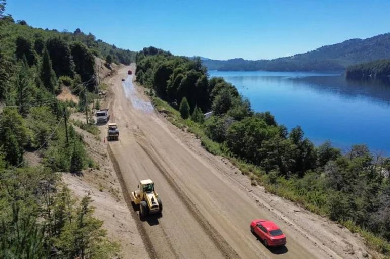 Así avanza la obra de asfalto en una ruta clave de la cordillera de Neuquén