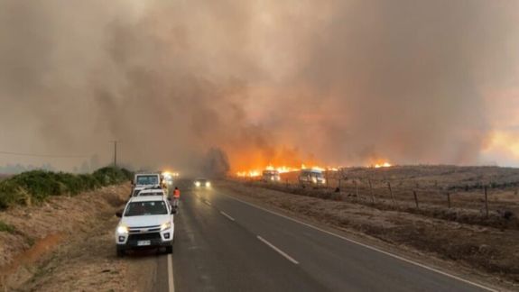 Alerta por incendios en la frontera de Chile y Neuquén: un muerto