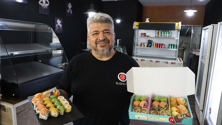 De Plottier a Montevideo: la historia del primer sushi de la ciudad que hoy cruza fronteras