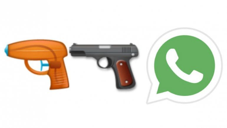 WhatsApp: por esta razón se cambió el emoji de la pistola.