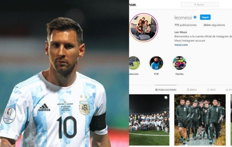 El guiño político que esconde el Instagram de Leo Messi