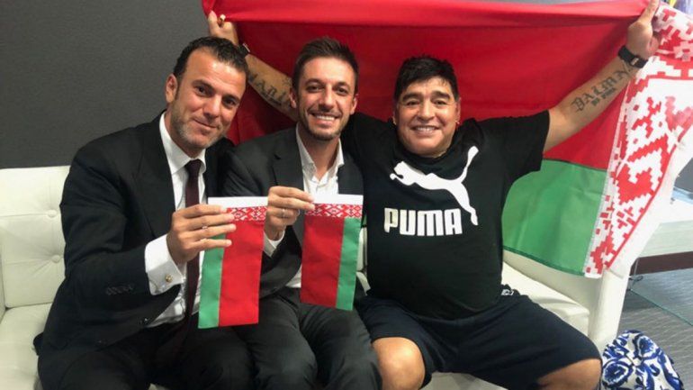 Maradona será presidente y mánager de un club en Bielorrusia