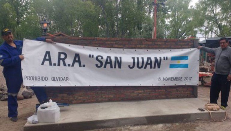 Los 44 del ARA San Juan tendrán un lugar en Vista Alegre