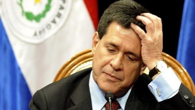 Cartes quiere asumir como senador del país guaraní el 1° de julio.