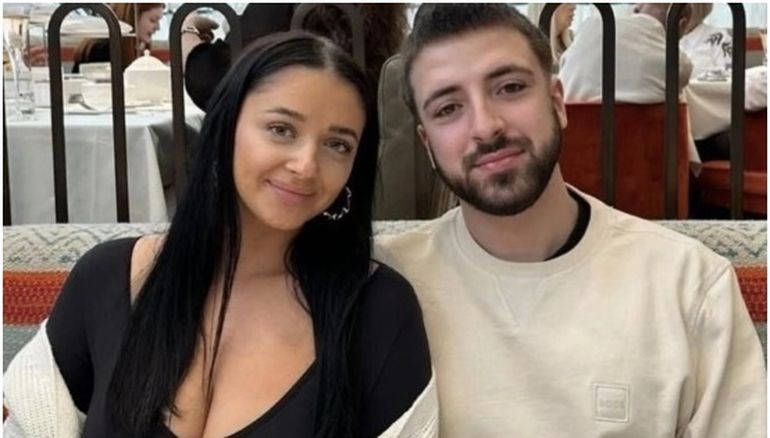 Louise Hunt junto a Clifford, con quien estuvo de novia. Louise Hunt junto a Clifford, con quien estuvo de novia.