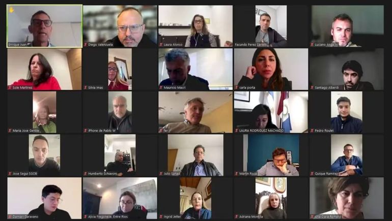 La reunión del PRO vía Zoom. La reunión del PRO vía Zoom.