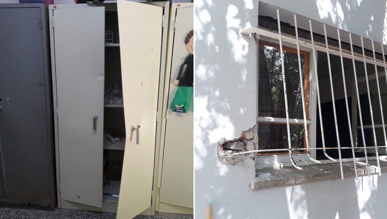 Robo y destrozos en la escuela de Cuatro Esquinas de Cipo
