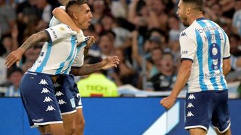 Almendra y Quintero brillaron en Racing. Almendra y Quintero brillaron en Racing.