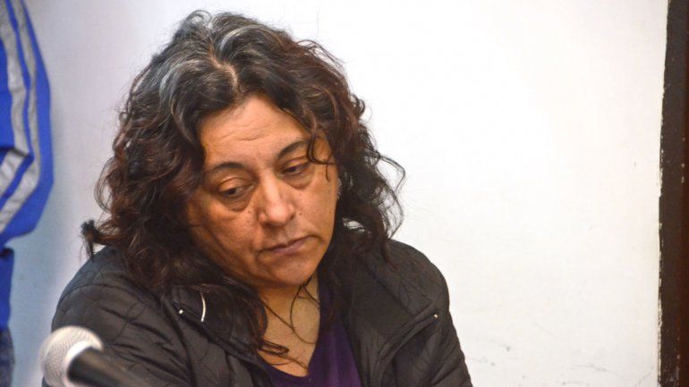 Mirta Rodríguez durante la audiencia