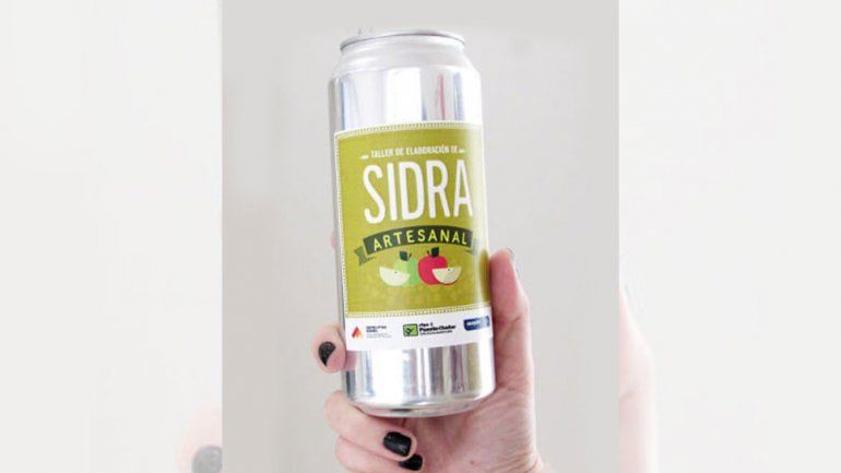 La sidra artesanal neuquina se puede conseguir en latas