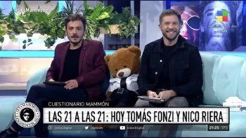 Tomás Fonzi y Nico Riera en Los Mammones