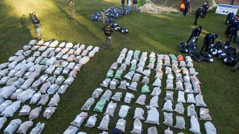 Después del operativo en la localidad de Panambí