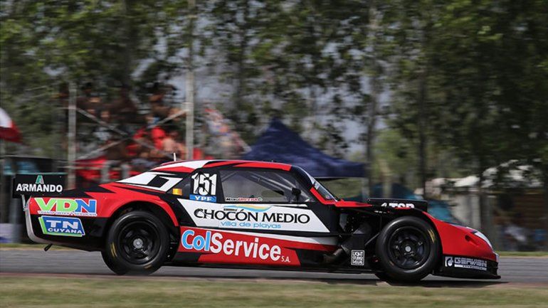 Urcera compartirá la fila de la serie con el poleman