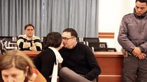 Pablo Sanz, ex director de Fiscalización de Planes Sociales, junto a su actual pareja, Isabel Montoya, también imputada en la causa.