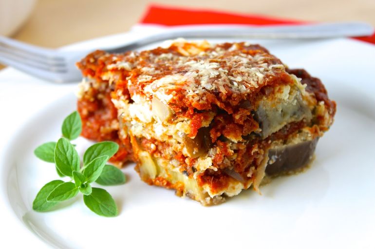 Lasagna de berenjenas. Rica y nutritiva. Lasagna de berenjenas. Rica y nutritiva.