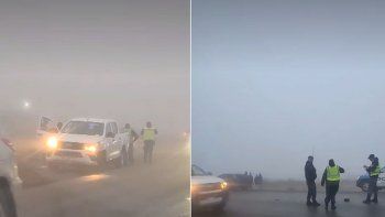 choque multiple en la autovia norte entre una camioneta, un auto y una moto choque multiple en la autovia norte entre una camioneta, un auto y una moto