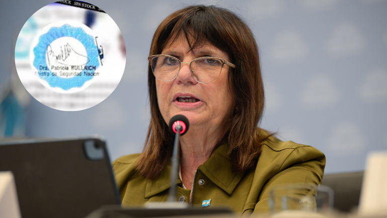 La ministra Bullrich tuvo bajo su órbita renaper durante una semana.