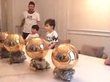 La simpática confusión de Thiago Messi por los siete Balones de Oro