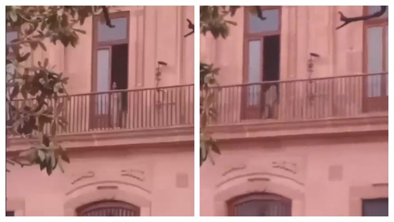 La imagen de una mujer en la ventana de un edificio público de México causó numerosas especulaciones y una llamativa explicación oficial.