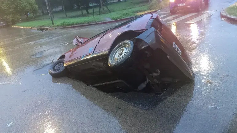 El temporal causó estragos en muy poco tiempo. Foto: La Voz