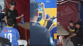 Los pequeños fueron asistidos por personal policial. | LM Neuquen Los pequeños fueron asistidos por personal policial.