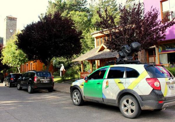 La camioneta de Google recorre San Martín de los Andes