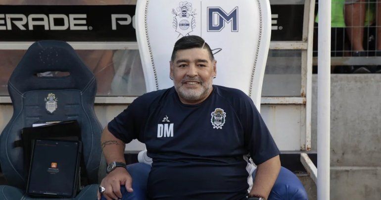 El sillón de Maradona