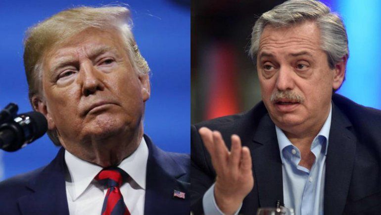 Trump llamó a Alberto Fernández para felicitarlo tras la victoria electoral