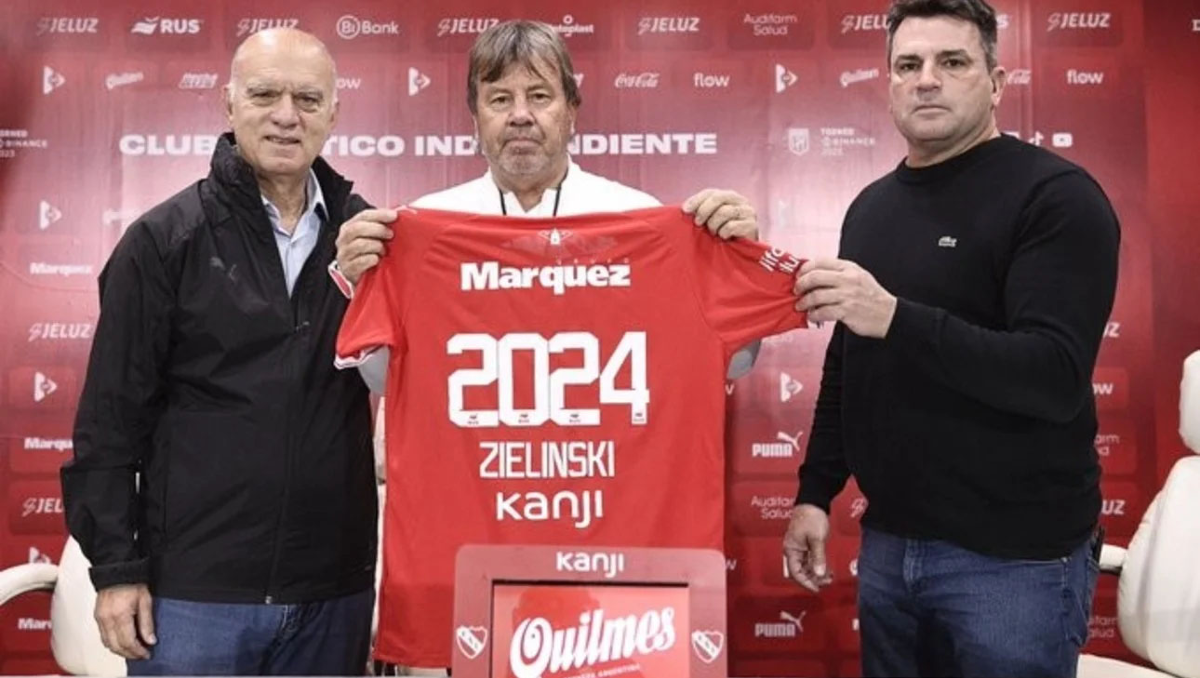 Zielinski asumió en Independiente y debuta ante Racing el domingo