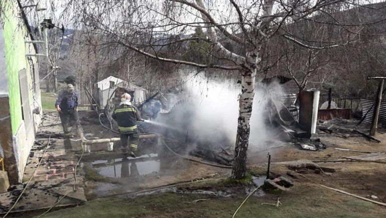 Suspendieron las clases en la escuela 306 del paraje Aucapan por un incendio