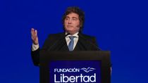 El presidente Javier Milei habló este lunes en la Fundación Libertad. El presidente Javier Milei habló este lunes en la Fundación Libertad.