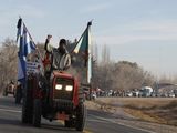 Una de las tantas protestas de estos últimos años de los productores, reclamando rentabilidad..