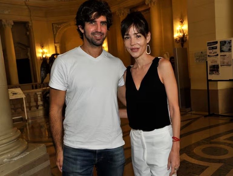 Paola Krum junto a su novio, Patricio Abadi, en la Legislatura porteña. Paola Krum junto a su novio, Patricio Abadi, en la Legislatura porteña.
