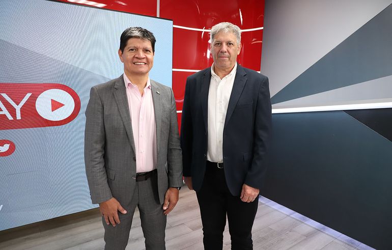 Alfredo González, presidente de CAME, junto a Fernando Zurita, titular de la Federación Económica de Neuquén. Alfredo González, presidente de CAME, junto a Fernando Zurita, titular de la Federación Económica de Neuquén.