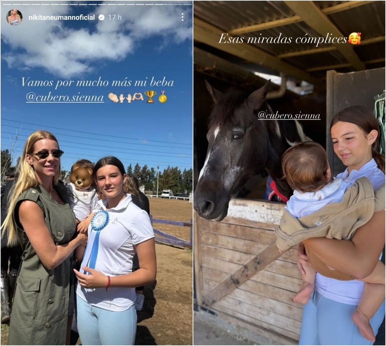 Sienna Cubero fue acompañada por Cruz y Nicole Neumann Sienna Cubero fue acompañada por Cruz y Nicole Neumann