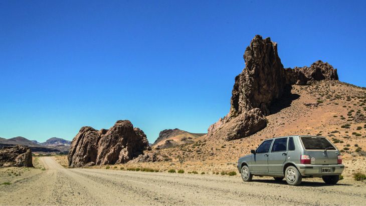 Recorrió gran parte de estas bodegas en su Fiat Uno. Foto: Guillermo Olivera Recorrió gran parte de estas bodegas en su Fiat Uno. Foto: Guillermo Olivera
