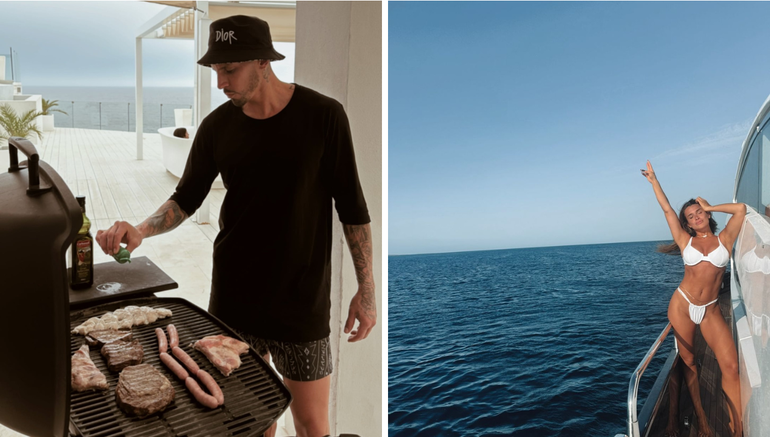 Las paradisíacas vacaciones de Camila Homs y José Sosa. Las paradisíacas vacaciones de Camila Homs y José Sosa.