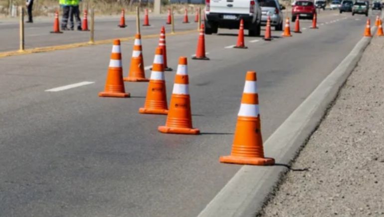 Cuando cruzaba la ruta 40