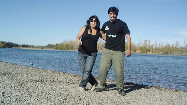 Juan Pablo, en tiempos felices, antes de la enfermedad.