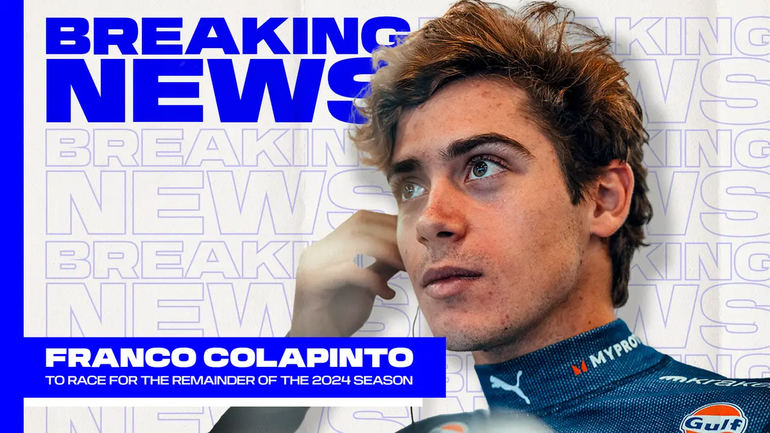Franco Colapinto será piloto de Fórmula 1 con Williams.