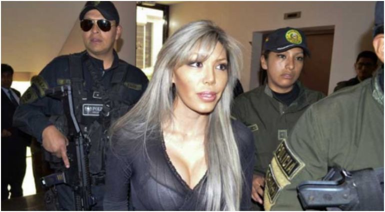 Gabriela Zapata cuando aún estaba detenida, en 2020.