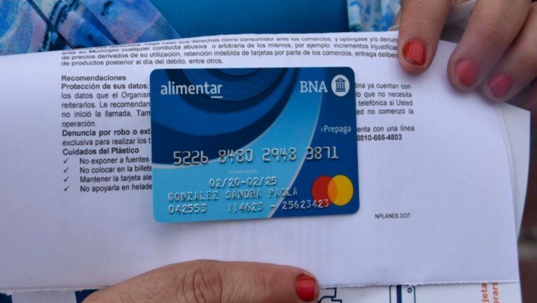 Tarjeta Alimentar: calendario de pago del mes de enero