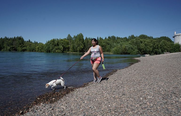 Escuchan sólo el canto de los pájaros y el sonido del agua que corre en esta parte del paseo costero. Foto: Sebastián Fariña Petersen. Escuchan sólo el canto de los pájaros y el sonido del agua que corre en esta parte del paseo costero. Foto: Sebastián Fariña Petersen.